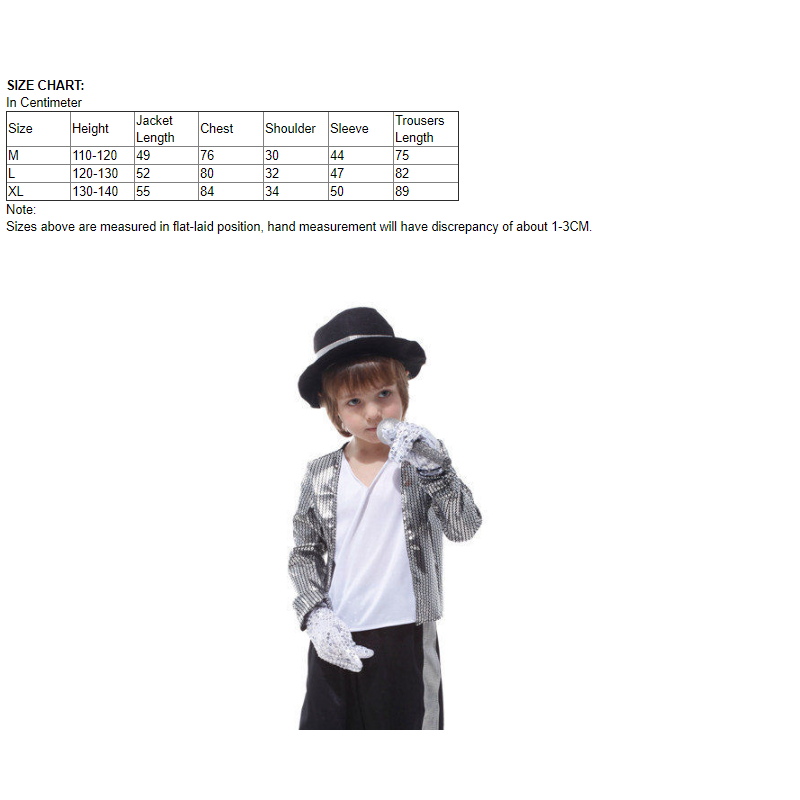 Hot Fashion Michael Jackson Billie Jean Child Fancy Dress Costume Kids Performance Clothing Shopee Indonesia - michael jackson roblox id billie jean