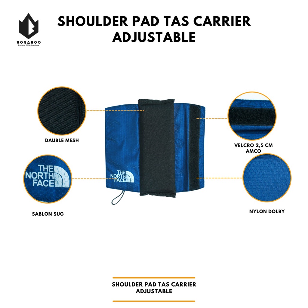 Shoulder Pad  Tas Carrier - Bantalan Bahu Tas Outdoor - Bantalan