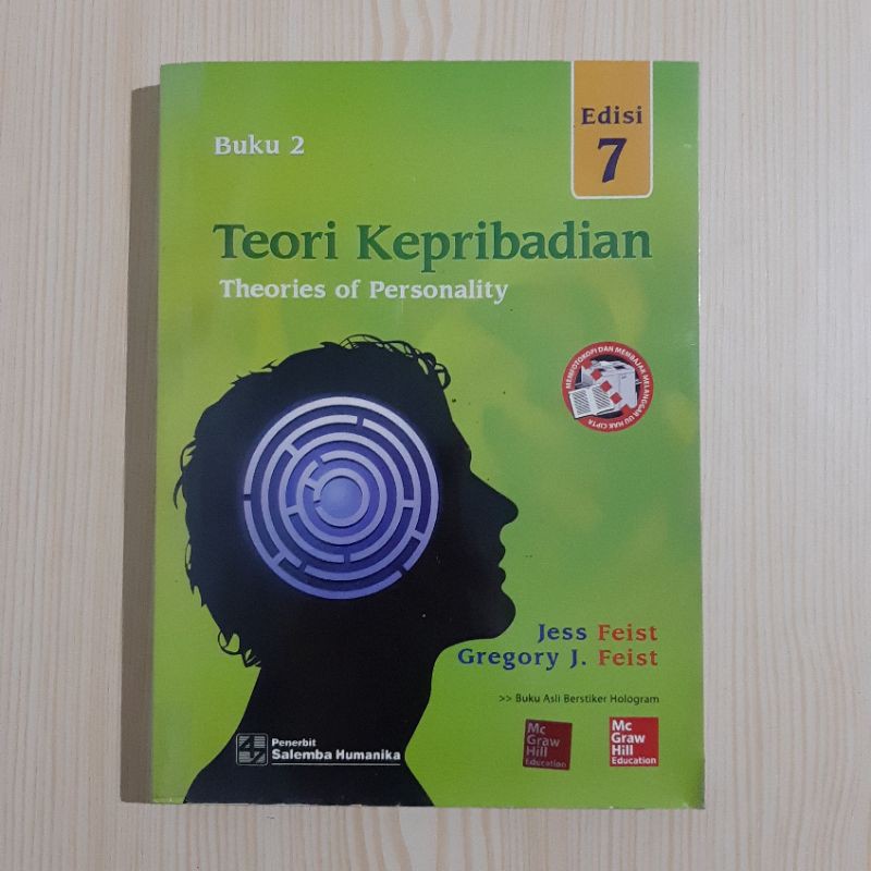 Teori Kepribadian Edisi 7 Buku 2 Jess Feist Gregory Feist Salemba Humanika (ASLI)
