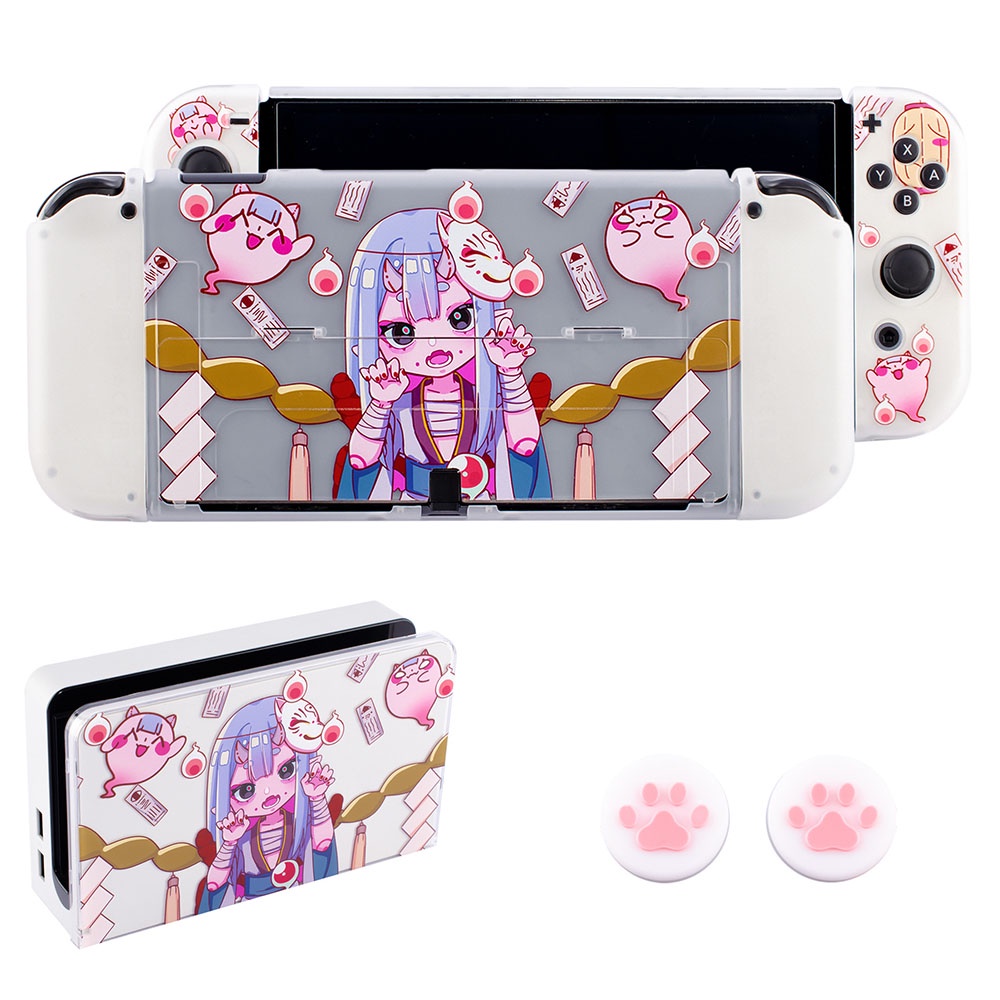 Hard Case Pelindung Nintendo Switch V1 V2 Motif Ghost Girl