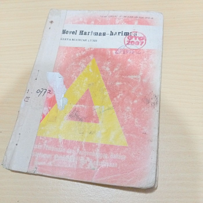 Kritik Sastra atas novel Harimau Harimau Mochtar Lubis