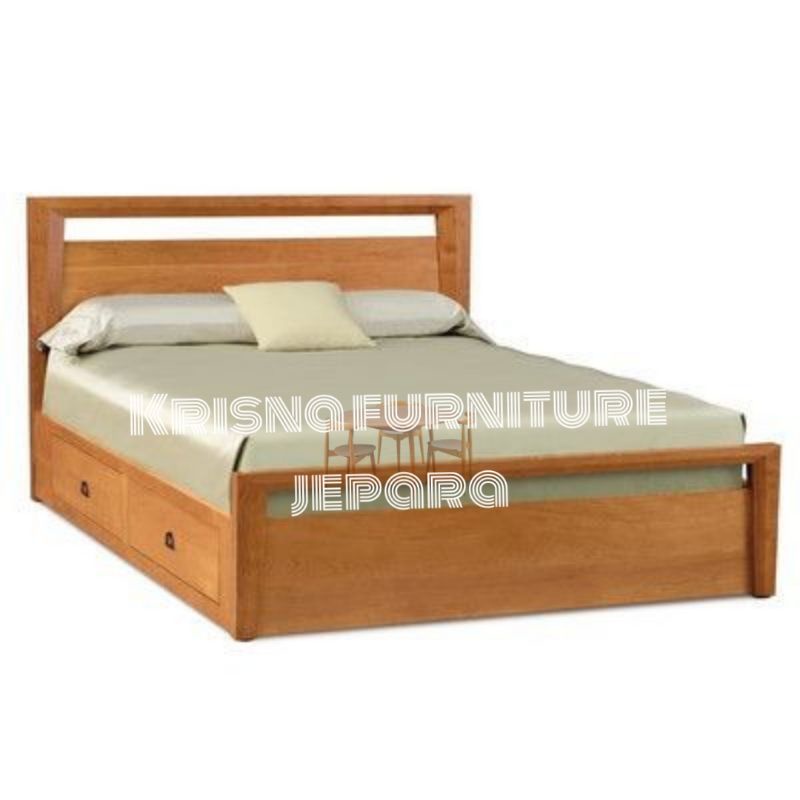 DIPAN KAYU JATI TUA MINIMALIS 2 LACI KAYU JATI TUA/TEMPAT TIDUR /FURNITURE JEPARA