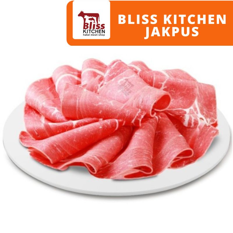 

Thin AUS Sliced Beef 1mm AUS Shabu- Shabu Beef Sliced 250gr - 1mm