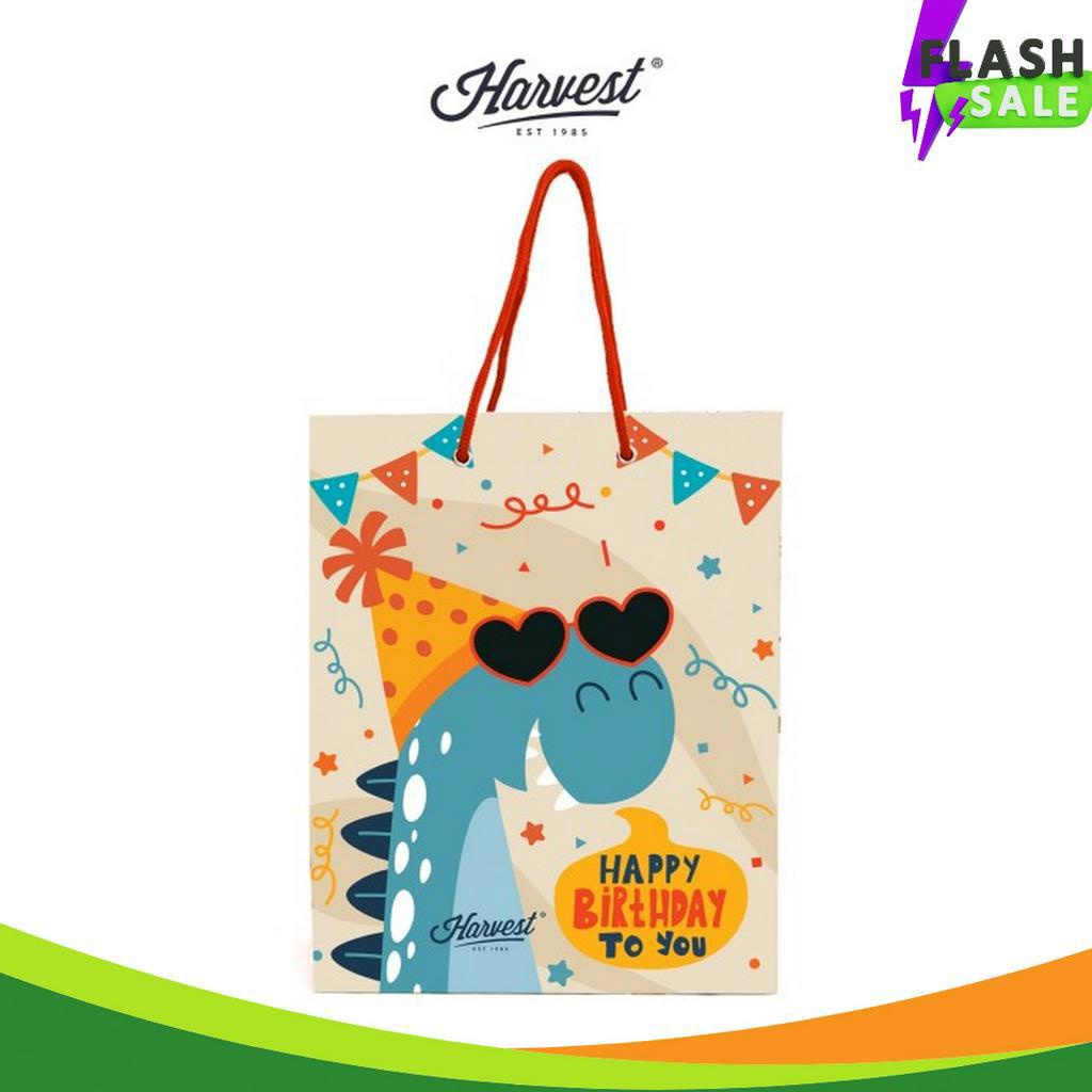 

KUALITAS OKE Paper Bag Ulang Tahun Birthday Harvest Funland M Dino