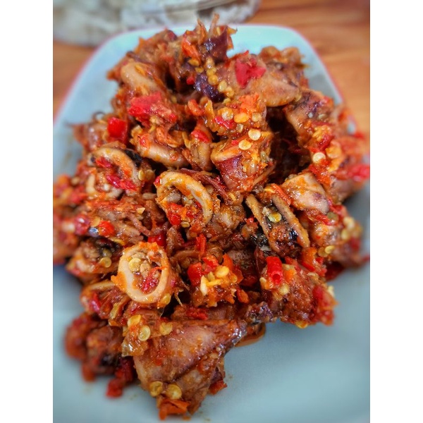 

cumi asin pedas bledek