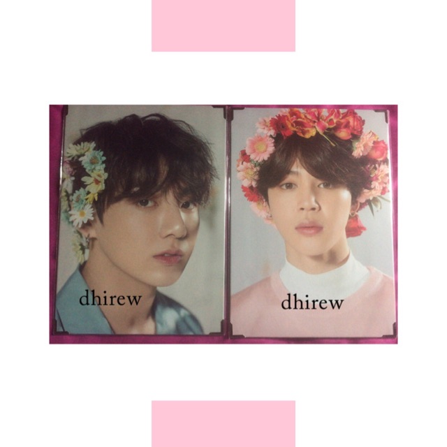 BTS JUNGKOOK JIMIN OFFICIAL PREMIUM PHOTO LOVE YOURSELF