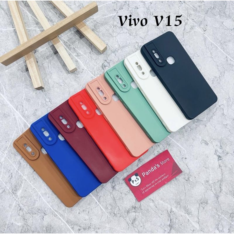 Softcase Pro Camera Vivo V15 Candy Case Full Color 3D Silikon TPU