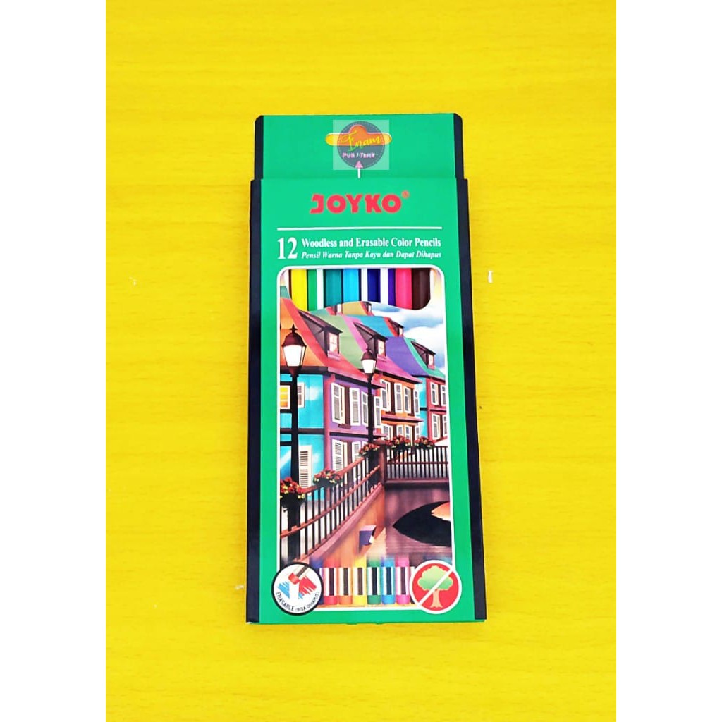 

Joyko Pencil 12 Warna PJ Hapus CP-109