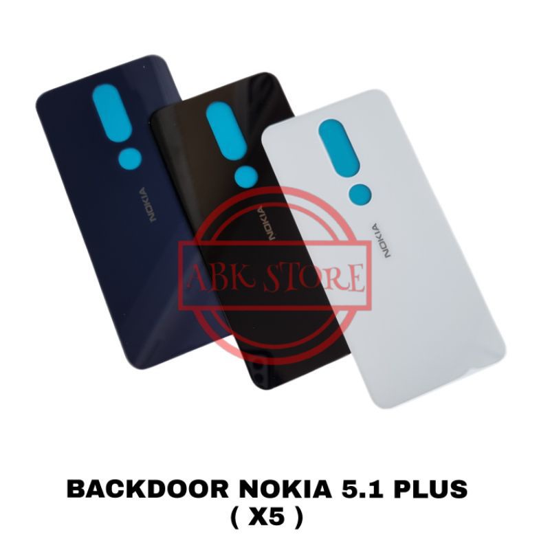 BACKDOOR BACK COVER KESING CASING HOUSING TUTUP BELAKANG NOKIA X5 5.1+ PLUS ORIGINAL