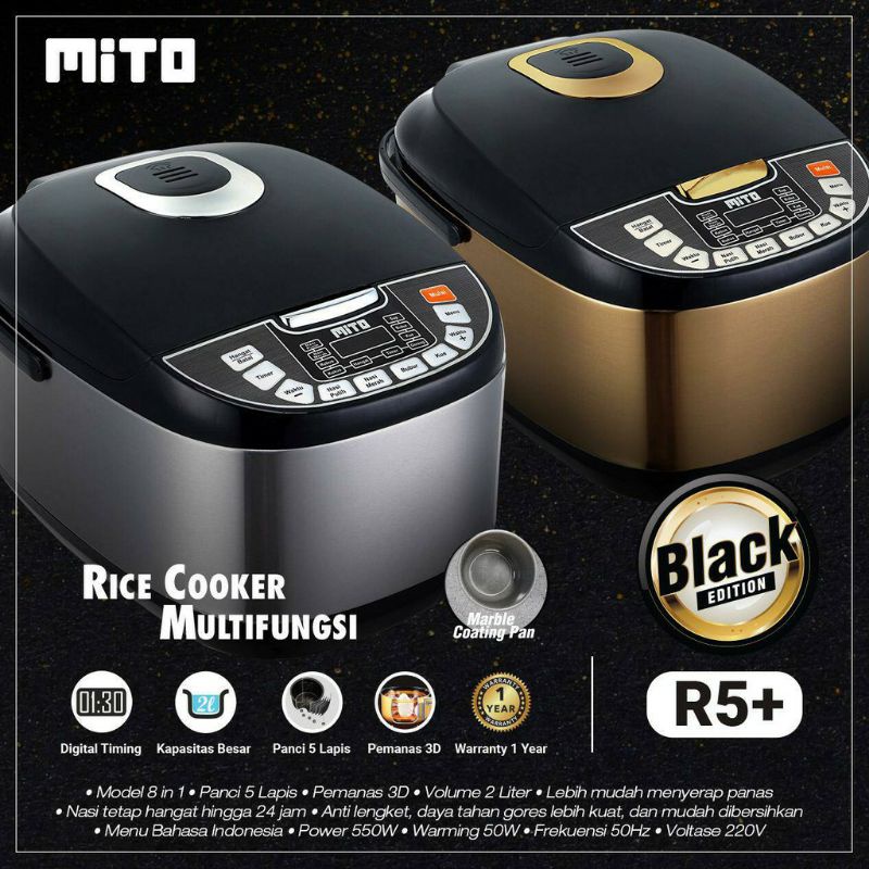 MITO - DIGITAL RICE COOKER R5+