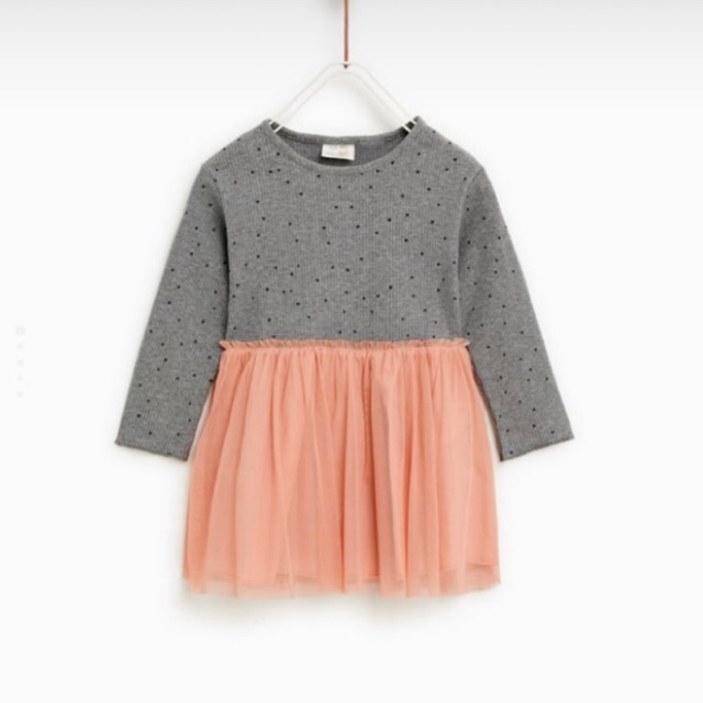 ZARA - Combined Tulle Dress