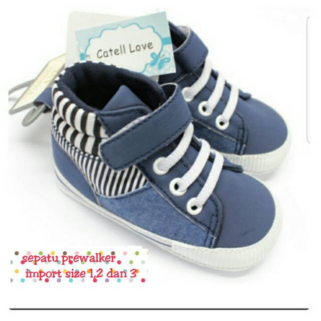 Sepatu bayi laki laki import sepatu bayi prewalker