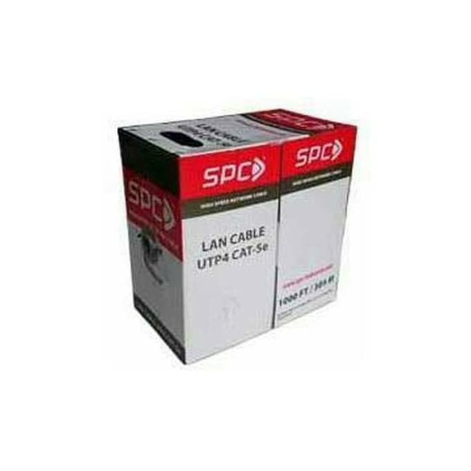 KABEL LAN UTP SPC CAT5E CAT6E INDOOR CABLE JARINGAN CAT5 CAT6 HARGA PE FDH654163E