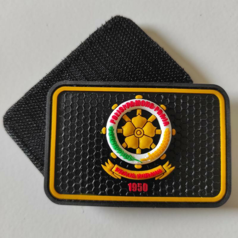 emblem patch rubber satpol PP