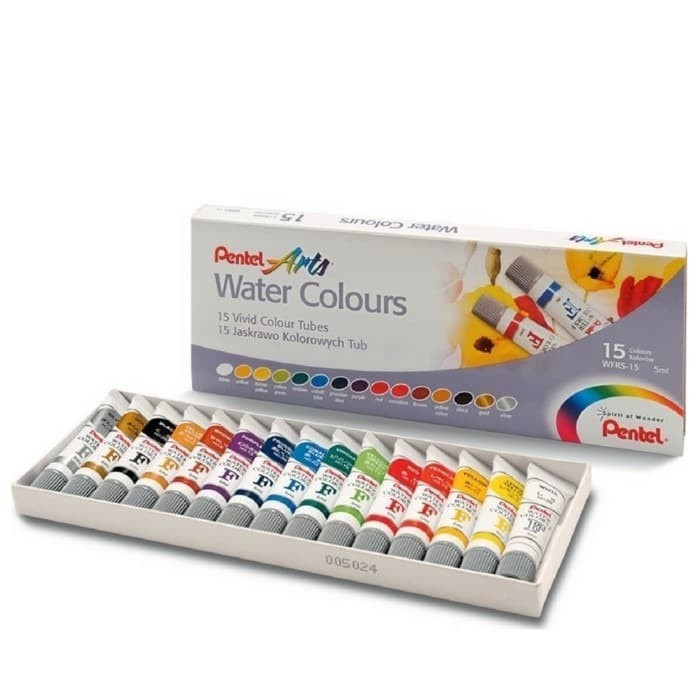 

Pentel Watercolour Set 15 Colours / Cat Air Pentel