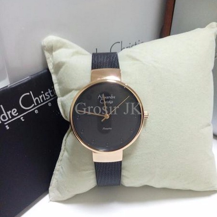 Jam Tangan Alexandre Christie Ac 2509 Black Gold