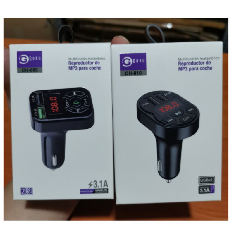 car charger mobil Bluetooth MP3 Player BT Dual USB 3.1A audio digital Casan TF Voltmeter Chasan Transmitter