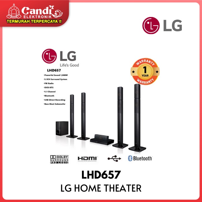 LG Home Theater LHD657