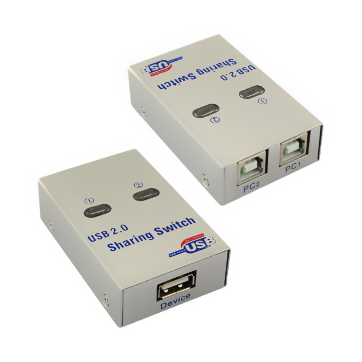 Auto Switch Printer USB 2 Port with Cable 2pcs  - Switch printer - Swit printer