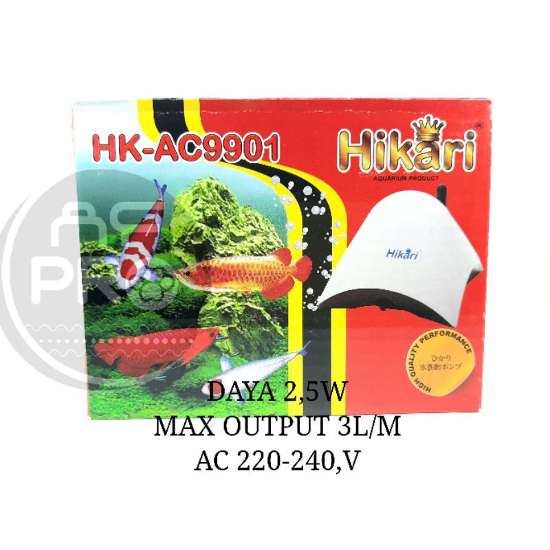 PROMO MURAH Pompa Udara Airpump aerator HIKARI HK AC 9901