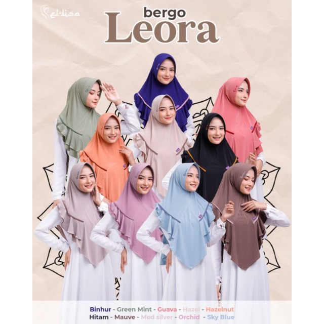 Bergo Leora by Ellisa hijab