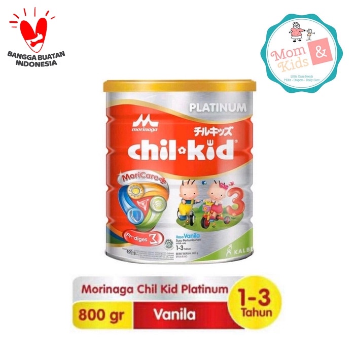 tahun-1-di-atas-bayi-susu- susu chilkid platinum rasa vanila 800gr | chilkid moricare -susu-bayi-di-