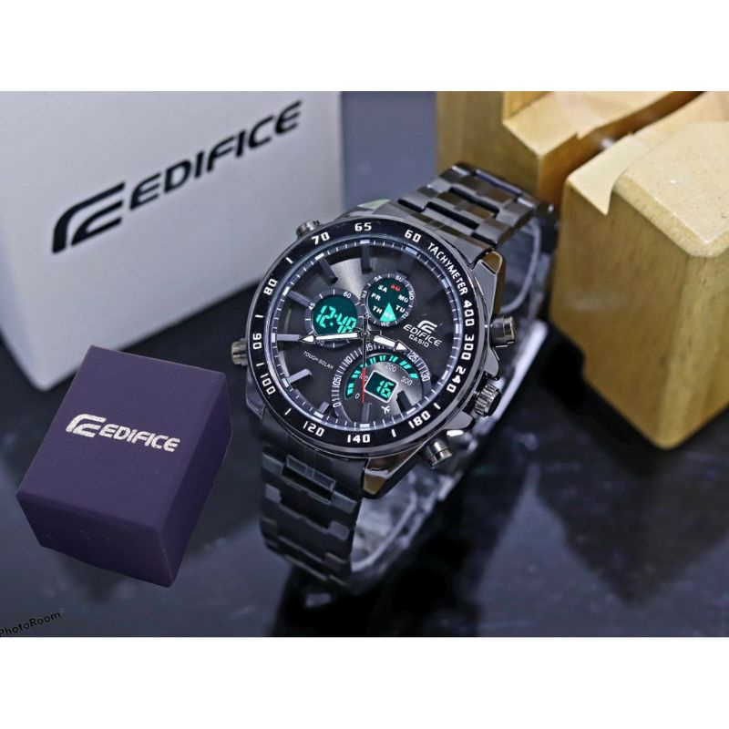 Edfice Casio Jam Tangan Pria Rantai Stenliss Steel Terlaris Pria Fashion Bisa COD