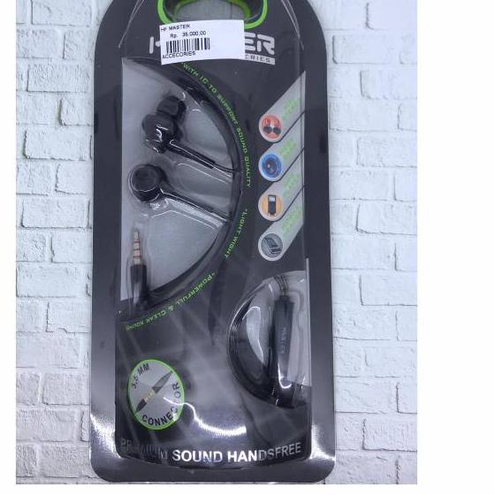 ✮ Headset Earphone Handfree Mega Bass Merk Master ➾
