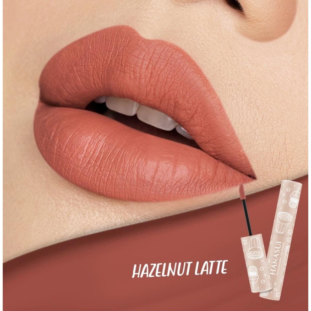 ARJUNA Hanasui Mattedorable Lip Cream | Matte Dorable LipCream Lipstick Cair Mate Boba Hanasui KT5