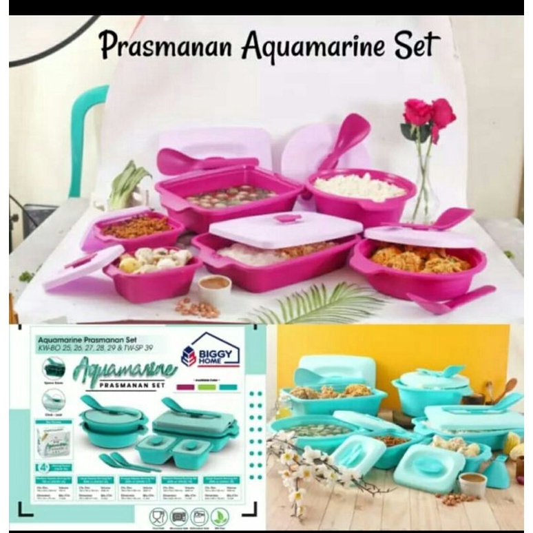 prasmanan Aquamarine set