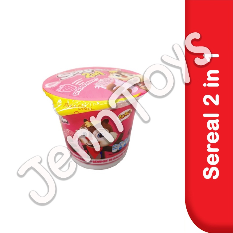 JennToys - Makanan anak Sarapan pagi Cereal Sereal anak SIMBA SEREAL CUP 2 in 1