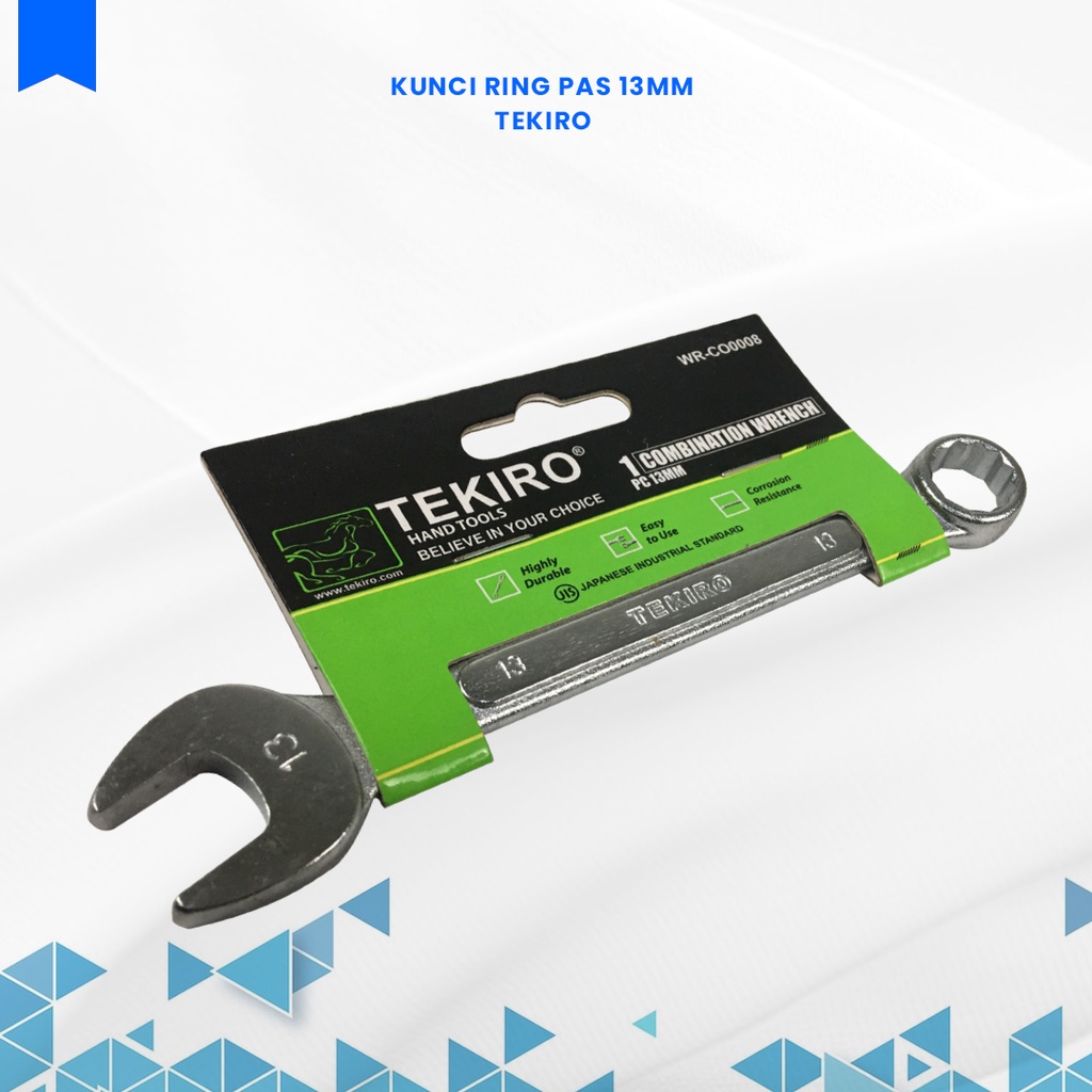 TEKIRO Kunci Ring Pas 13mm 13 mm Kunci Kombinasi Combination Wrench ORIGINAL