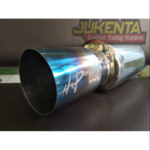Knalpot HKS HIP POWER BIRU Mobil JAZZ,VIOS,AVANZA,XENIA,KIA DATSUN,AGYA,AYLA,APV,SWIFT,YARIS,ERTIGA
