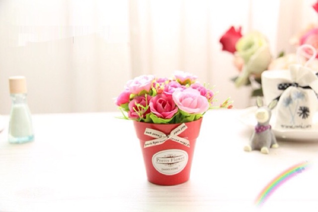 AM046 Bunga Limited Plastik Hias / Bunga Plastik Artificial-4