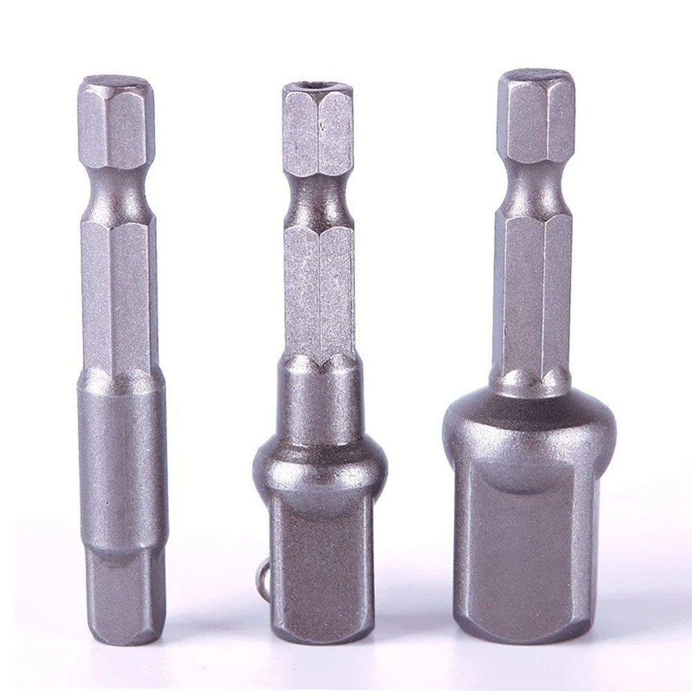 Populer Power Drill Socket Adapter Konversi Batang Sambung Chrome Vanadium Steel Hex Shank Extension Rod