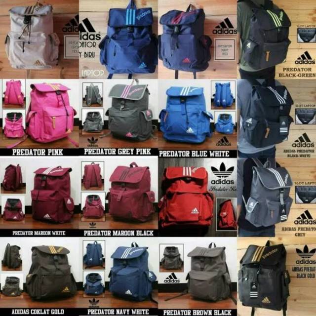 TAS RANSEL ADIDAS PREDATOR PRIA DAN WANITA / TAS OLAHRAGA ADIDAS MURAH