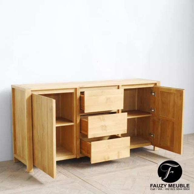 Buffet TV Jati Minimalis Jati Jepara, Meja TV Jati Minimalis Jepara, Furniture Mebel Jepara