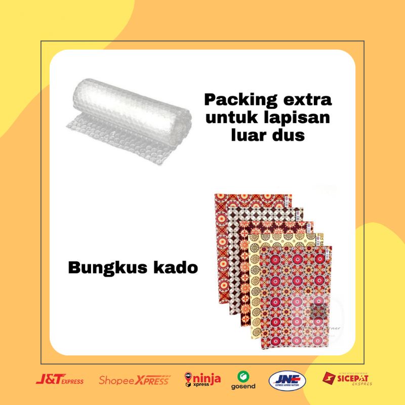

Extra Packing Bubble Wrap / Kertas Kado