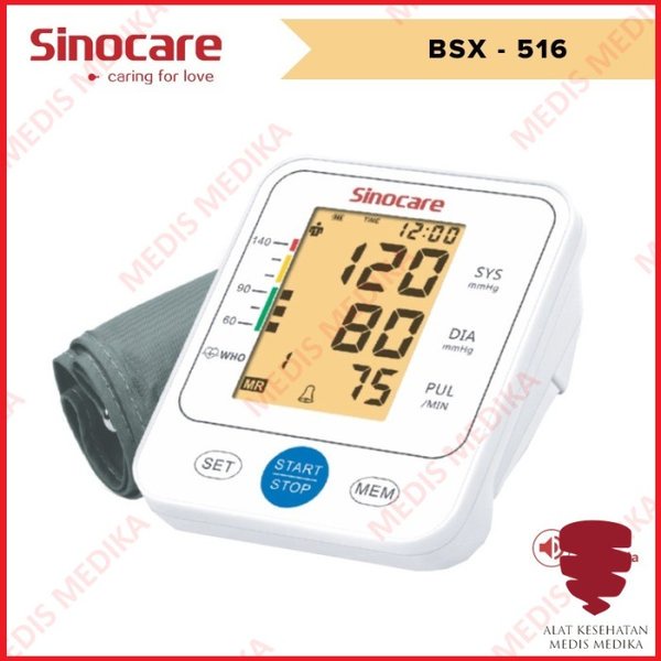 Tensimeter Digital Sinocare BSX-516 Alat Cek Ukur Tensi Tekanan Darah