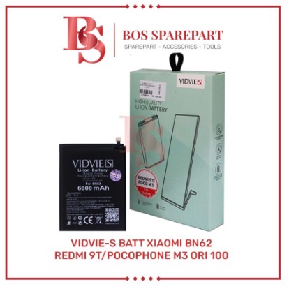 VIDVIE-S BATERAI XIAOMI BN62 / REDMI 9T / POCOPHONE M3 ORI 100 / BATTERY / BATRE