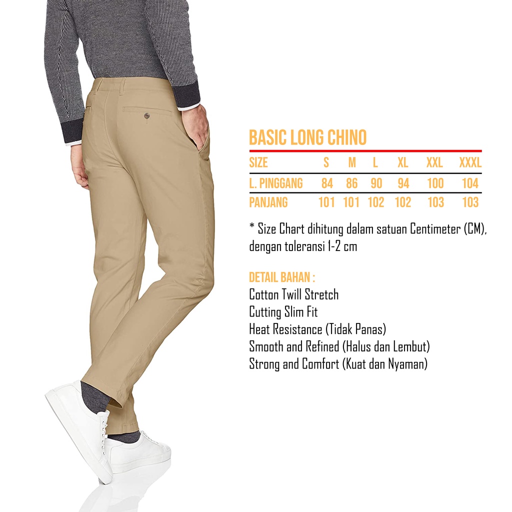Caesar Olshop - Chino Pants - Casanova - Mocca Brown