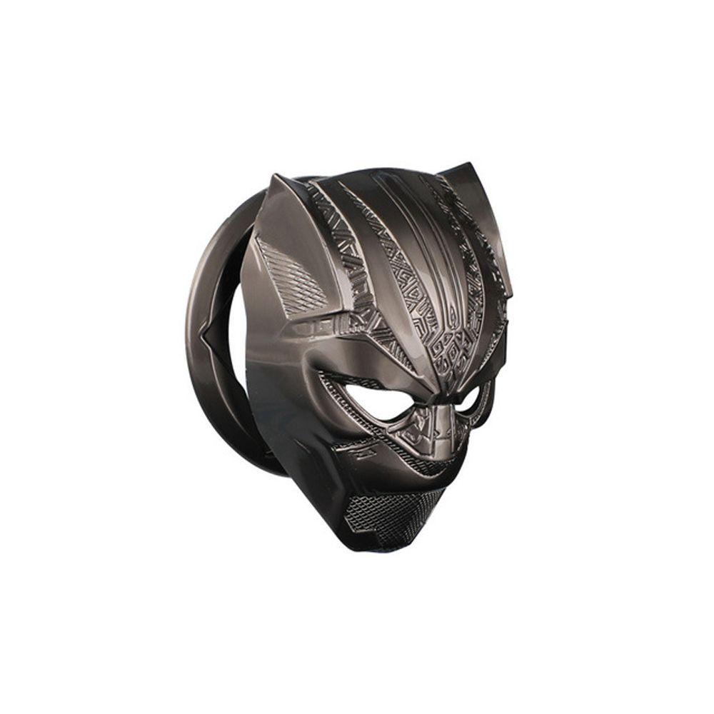 Lanfy Black Panther Aksesoris Auto Interior Dekorasi 3D Stiker Zinc alloy Otomotif Start Stop Tombol Pelindung