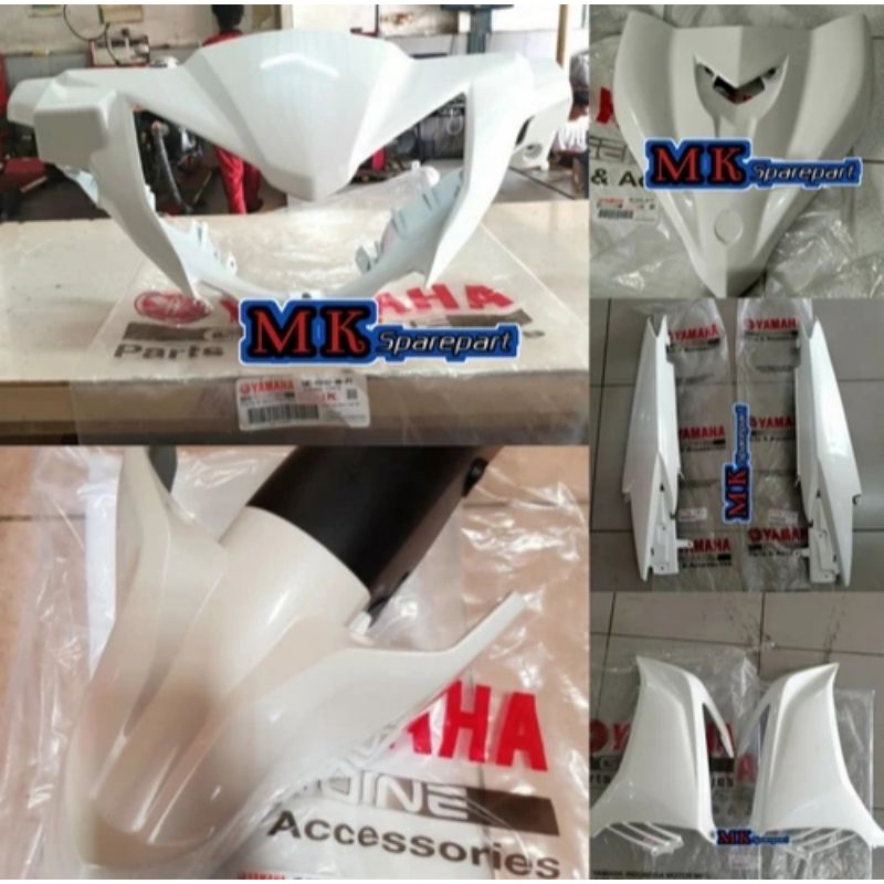 BODY HALUS FULL JUPITER MX NEW PUTIH ORIGINAL YAMAHA
