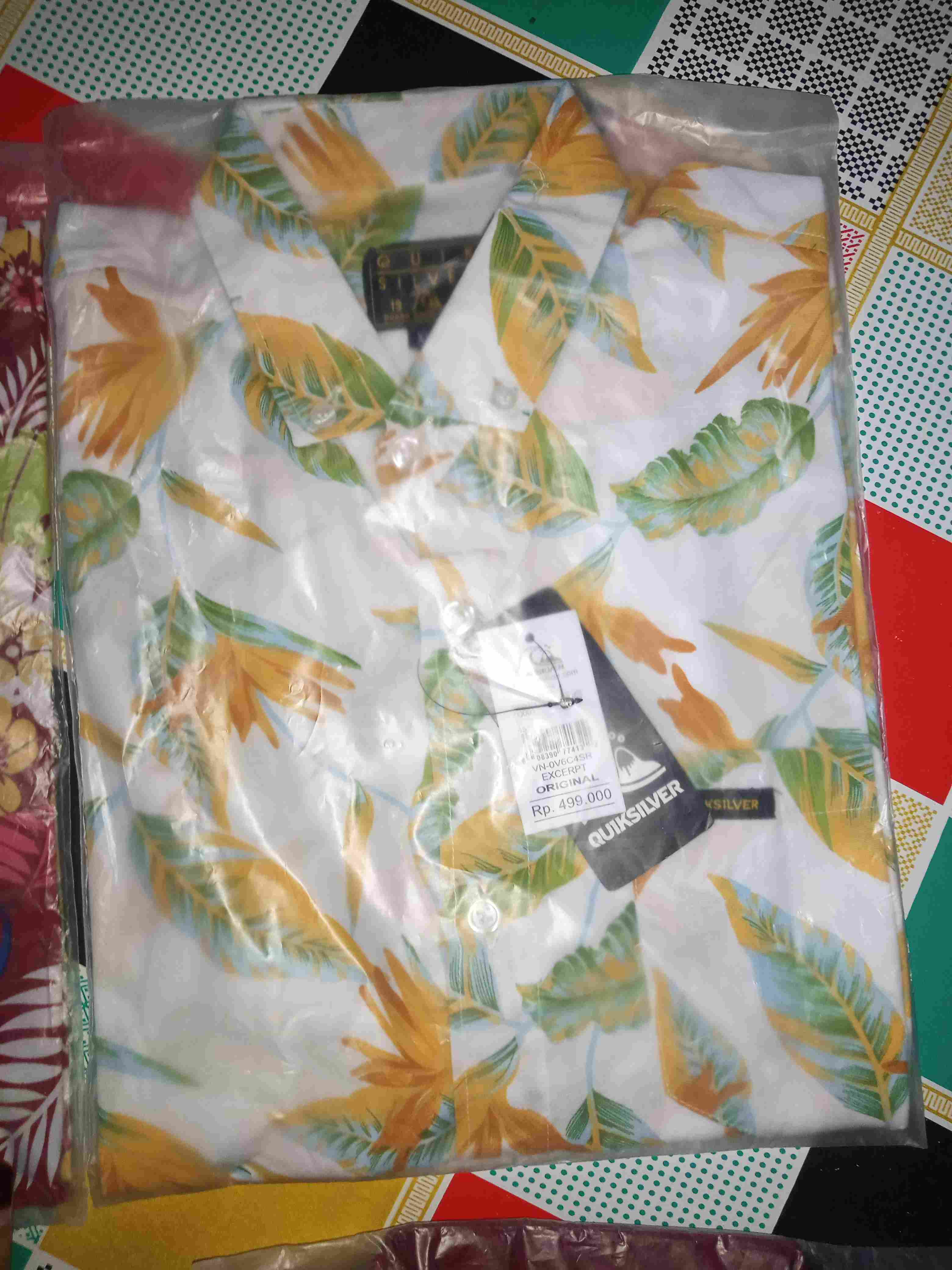 Kemeja Batik Printing Pria Lengan Panjang Bahan Katun Prima M L Xl