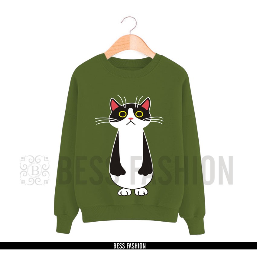 Bess - Sweater Lengan Panjang Murah / Sweater CAT STAND