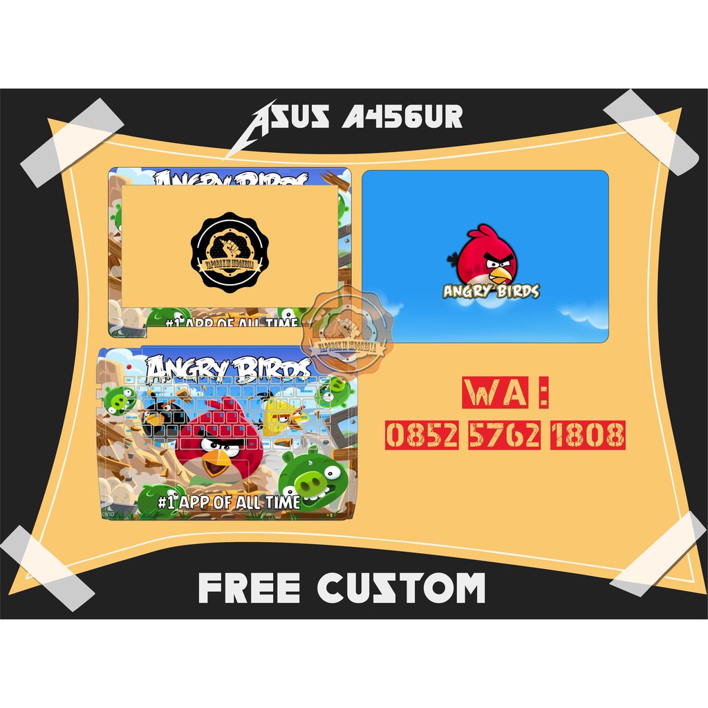 GARSKIN LAPTOP Asus a456ur FULL BODY 1