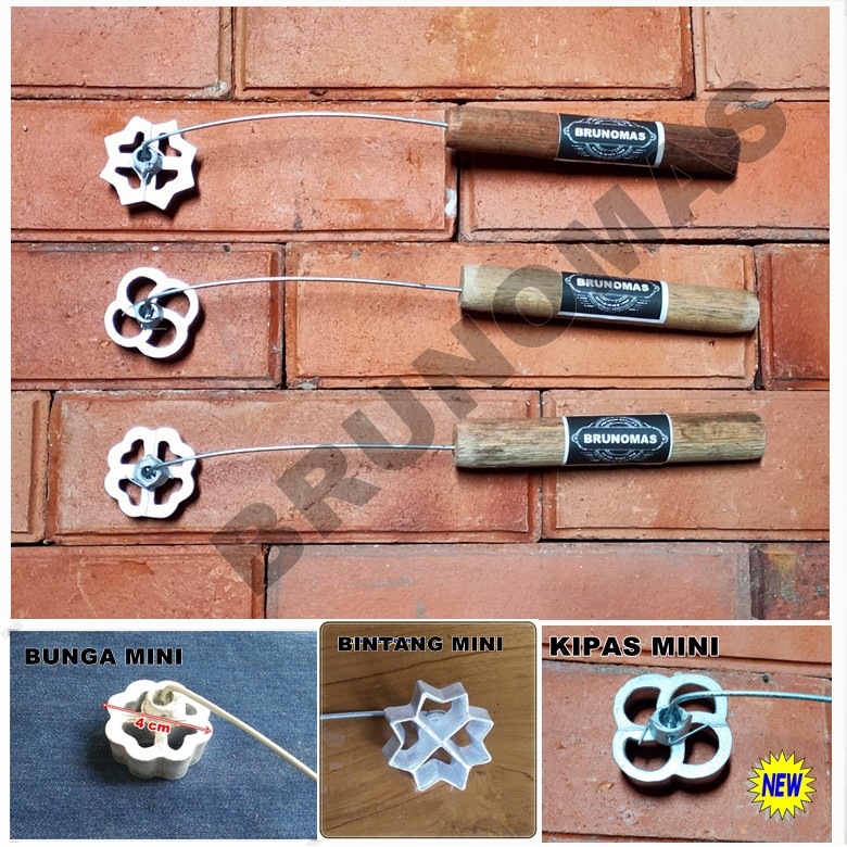 Cetakan Kue Kembang Goyang Super mini