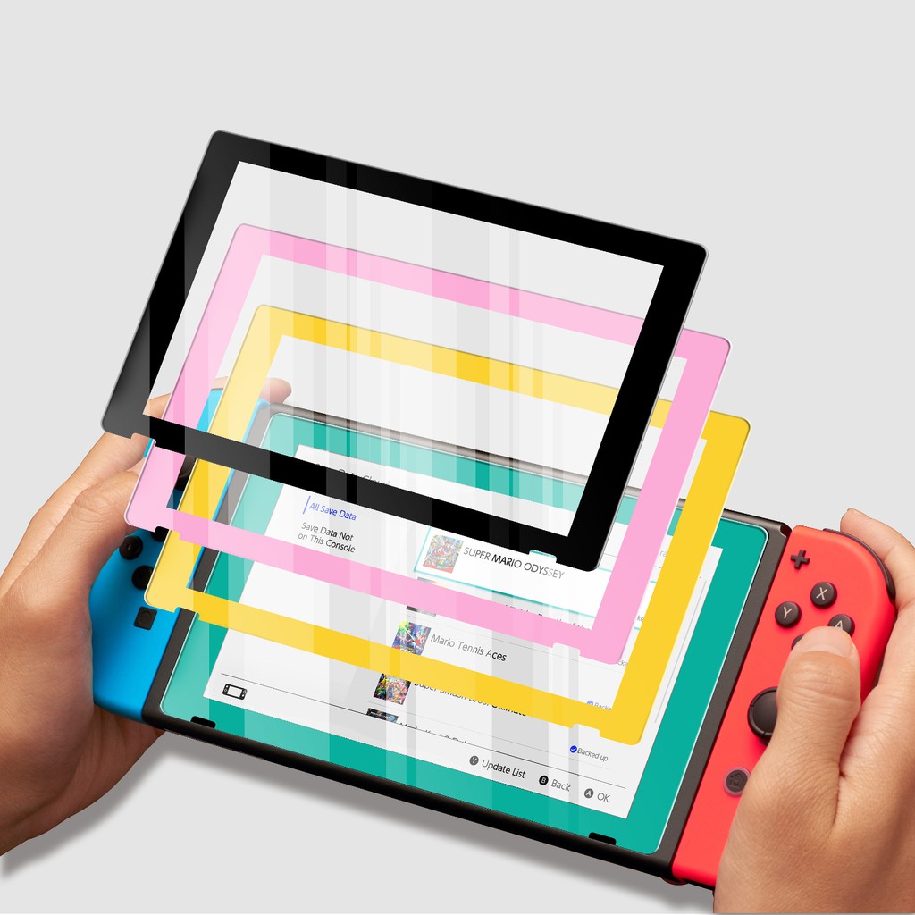 Pelindung Layar Tempered Glass 9H untuk Nintendo Switch