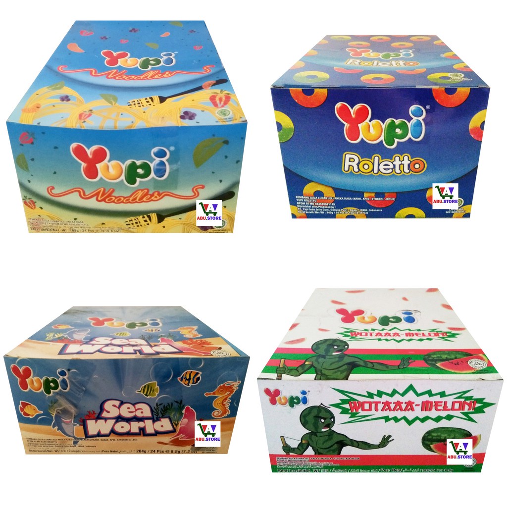 BOX - YUPI 500 ANEKA RASA ISI 24 PCS