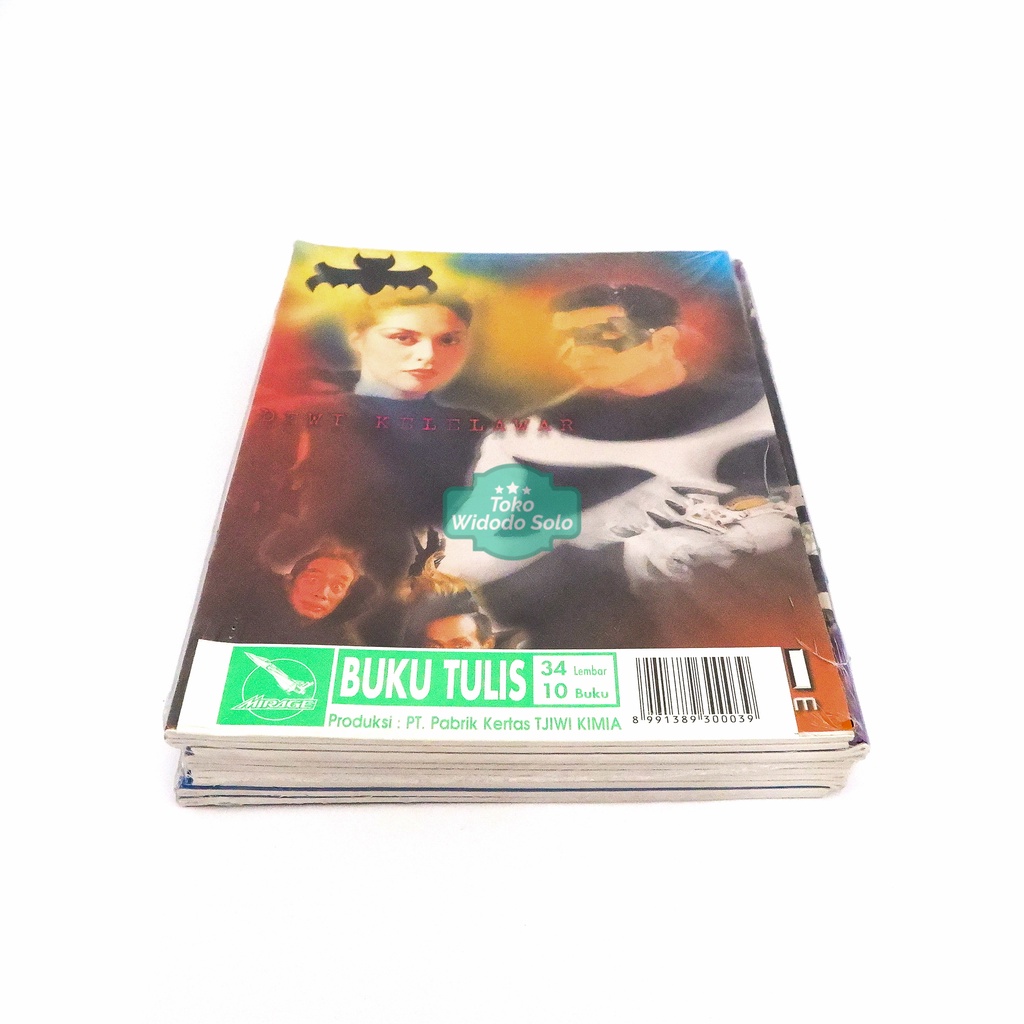 1 PACK (ISI 10) Buku Tulis Garis Mirage 34 Lembar Panji MG 007 P Stok Lama Ukuran 16x21cm - 1 Pack I